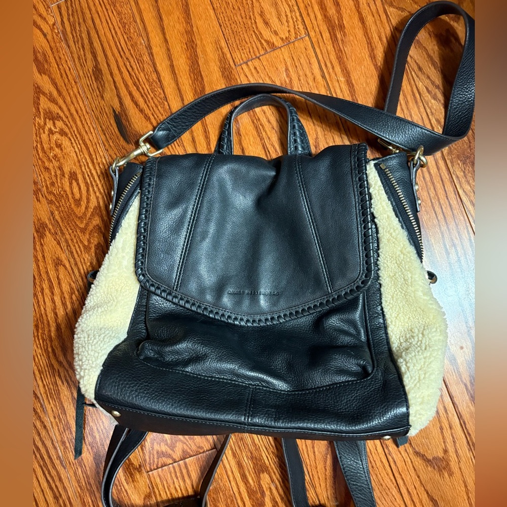 Amy Kestenberg backpack w/ shearling